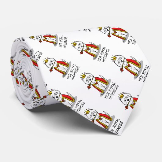 クイーンウェスティードッグウエストハイランドホワイトテリア ネクタイ (ロール)