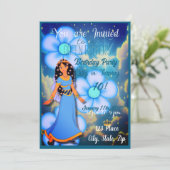 クイーンエスサーズロイヤリティ誕生日招待状 招待状 (スタンド正面)