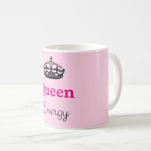 クイーンエネルギー コーヒーマグカップ (正面右)