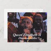 クイーンエリザベスダイヤモンドジュビリーコンサートポストカード ポストカード (正面/裏面)