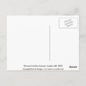 クイーンエリザベスダイヤモンドジュビリーコンサートポストカード ポストカード (裏面)