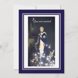 クイーンエリザベスポートレート 招待状