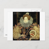 クイーンエリザベス1愛/オナーラブ引用文ギフト ポストカード (正面/裏面)