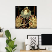 クイーンエリザベス1愛/オナーラブ引用文ポスター ポスター (ホームオフィス)