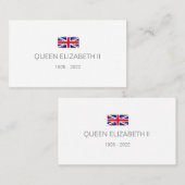 クイーンエリザベス2nd名刺 名刺 (正面/裏面)