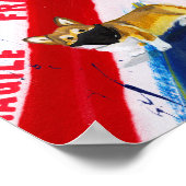 「クイーンエリザベス」グラフィティスタイルポスター ポスター (角)