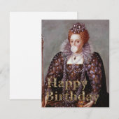 クイーンエリザベスIバブルガムハッピーバースデー (正面/裏面)