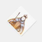 クイーンエリザベスI – 歴史イラストレーション スタンダードカクテルナプキン (角)