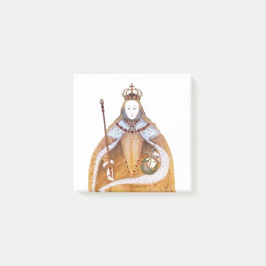 クイーンエリザベスI – 歴史イラストレーション ポストイット (正面)