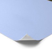 クイーンエリザベスIIシルエットフラワースモール ポスター (角)