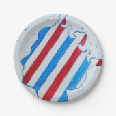 クイーンエリザベスIIジュビリープラチナイングランドUK ペーパープレート (正面)