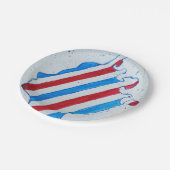 クイーンエリザベスIIジュビリープラチナイングランドUK ペーパープレート (アングル)