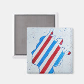 クイーンエリザベスIIジュビリープラチナイングランドUK マグネット (正面/裏面)