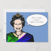 クイーンエリザベスIIテールティーパーティの招待状 招待状 (正面)