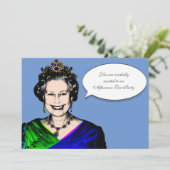 クイーンエリザベスIIテールティーパーティの招待状 招待状 (スタンド正面)