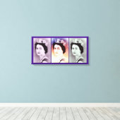 クイーンエリザベスIIトリオ キャンバスプリント (インサイチュ (ウッドフロア))