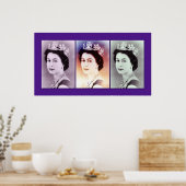 クイーンエリザベスIIトリオ ポスター (キッチン)