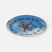 クイーンエリザベスIIプラチナジュビリー紙プレート ペーパープレート (アングル)