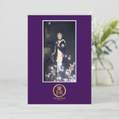 クイーンエリザベスIIポートレート 招待状 (スタンド正面)