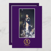 クイーンエリザベスIIポートレート 招待状 (正面/裏面)