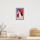 クイーンエリザベスIIレトロカラアートP ポスター (キッチン)