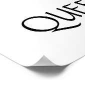 クイーンエリザベスII、レリーフ、 浮き彫りスケッチ ポスター (角)