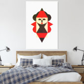 クイーンエレガント キャンバスプリント (インサイチュ (寝室))