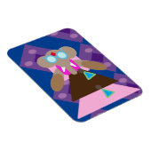 クイーンエレファントフレキシブルフォトマグネット マグネット (右側)