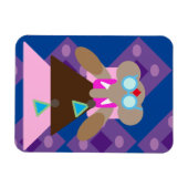 クイーンエレファントフレキシブルフォトマグネット マグネット (横)