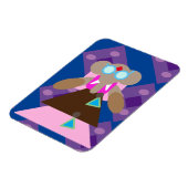 クイーンエレファントフレキシブルフォトマグネット マグネット (左側)