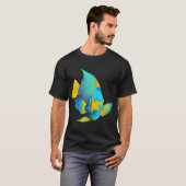 クイーンエンゼルフィッシュ Tシャツ (正面フル)