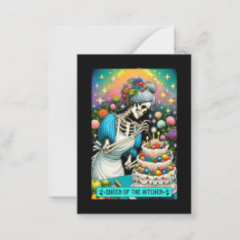 クイーンオブザキッチンタロットカード ノートカード