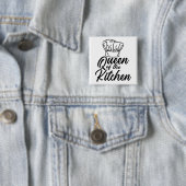 クイーンオブザキッチン料理ラバーシェフおもしろい 缶バッジ (インサイチュ)