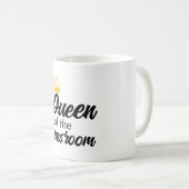クイーンオブザクラスルームカッコいい新学期引用文 コーヒーマグカップ (正面右)