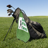 クイーンオブザグリーンゴルフ ゴルフタオル (グリーン)