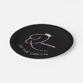 クイーンオブザグリーン女性ゴルフをテーマにした紙プレート ペーパープレート (アングル)