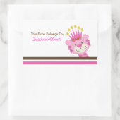 クイーンオブザジャングルカスタムプレート本シール 長方形シール (バッグ)