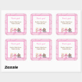 クイーンオブザジャングル&フレンズスクエアステッカー スクエアシール (シート)