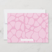 クイーンオブザジャングル&フレンズ誕生日招待状 招待状 (裏面)