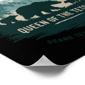 クイーンオブザティツグリー9クマ愛好家国家 ポスター (角)