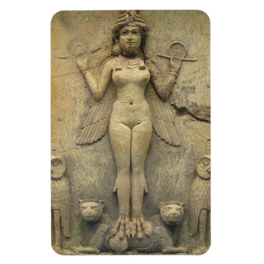 クイーンオブザナイトバーニーレリーフ、 浮き彫りリリス マグネット (縦)