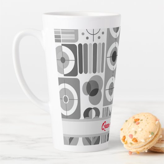 クイーンオブザハウスコンテンポラリーミッドセンチュリースタイル カフェラテマグ (インサイチュ)