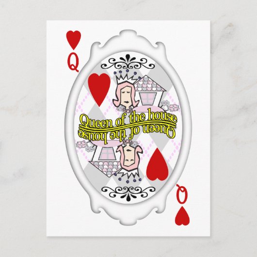 クイーンオブザハウスポストカード ポストカード (正面)