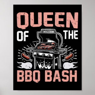 クイーンオブザバーベキュービッシュBbqパーティー ポスター