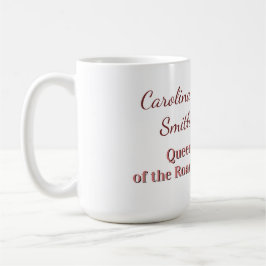 クイーンオブザロード誕生日女性トラックドライバー コーヒーマグカップ