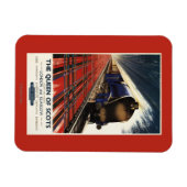 クイーンオブスコットプルマントレイン マグネット (横)