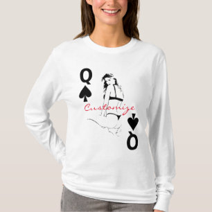 クイーンオブスペードズビキニガールサンダーコーブ Tシャツ