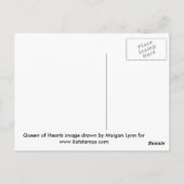 クイーンオブハートはがき ポストカード (裏面)