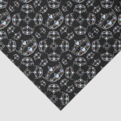 クイーンオブハートシルバークラウンティアラスブラックティッシュ 薄葉紙 (詳細)