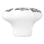 クイーンオブハートシルバークラウンティアラスホワイトノブ セラミックノブ (側面)